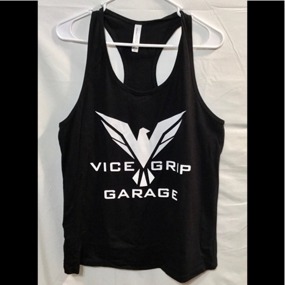 Bella+Canvas Black Racerback Airlume Jersey Tank Top